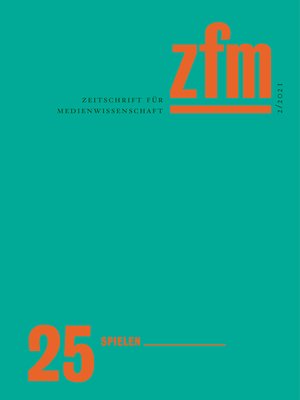 cover image of Zeitschrift für Medienwissenschaft 25